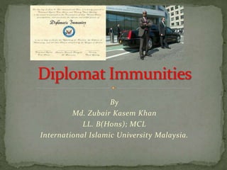 By
Md. Zubair Kasem Khan
LL. B(Hons); MCL
International Islamic University Malaysia.
 