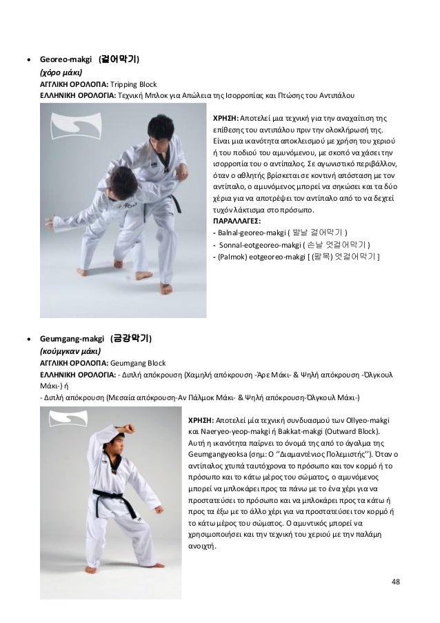 Taekwondo Terminology