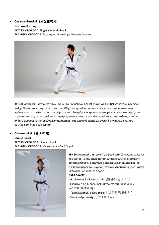 Taekwondo Terminology