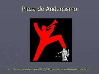 Pieza de Andercismo http :// www.andercismo.com /2010/08/contradicciones-de-los- kirchner.html 