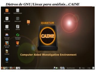 Rosario, Argentina
Distros de GNU/Linux para análisis...CAINE
18
Diplomatura en Seguridad Integrada
 
