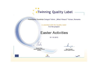 Diplome etwinning