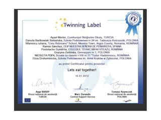 Diplome etwinning