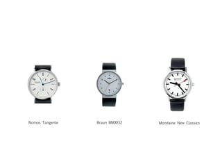 Nomos Tangente Braun BN0032 Mondaine New Classics
 