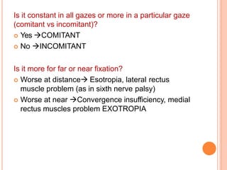 Diplopia approach | PPTX