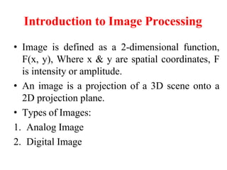DIP Notes Unit-1 PPT , engineering, computer Science | PPTX