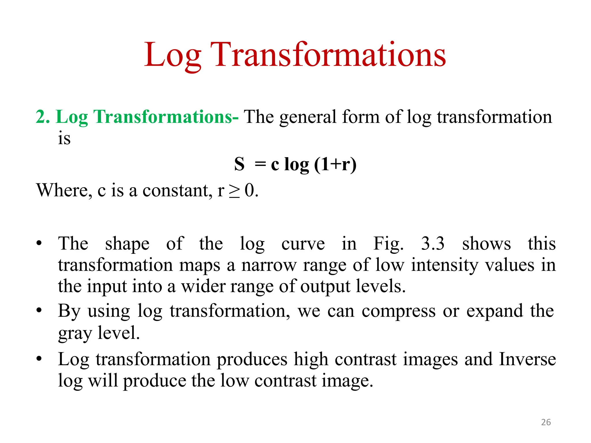 Digital Image Processing Unit -2 Notes complete | PPT