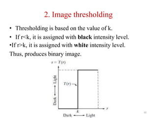 Digital Image Processing Unit -2 Notes complete | PPTX
