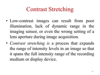 Digital Image Processing Unit -2 Notes complete | PPTX