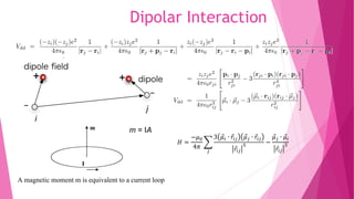 Dipolar and Superexchange Interaction Model.pdf