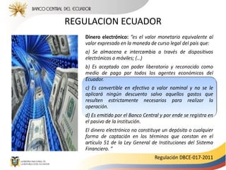 REGULACION ECUADOR
 