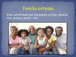 Diapositivas sobre la familias
