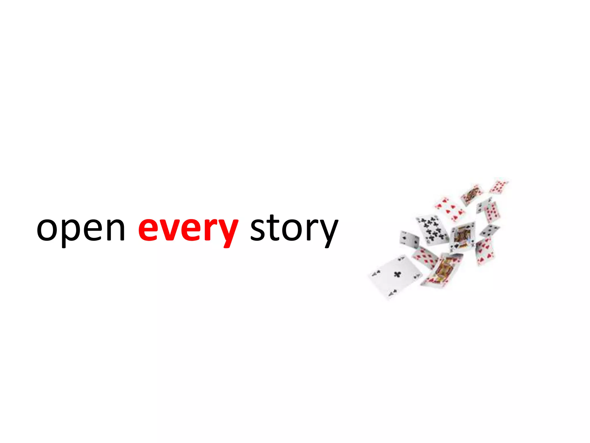 open every story