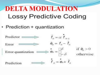 DELTA MODULATION
 