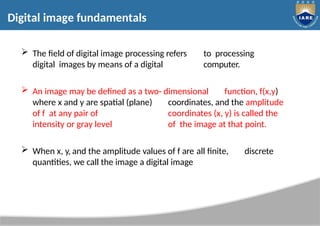 digital image processing presentation notes | PPTX