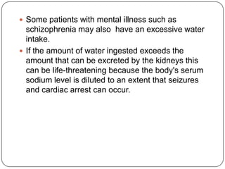 Dipsia & uria | PPTX | Medical Health