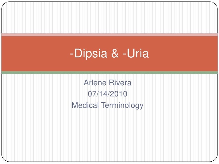 Dipsia & uria