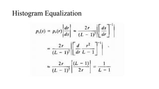 Histogram Equalization