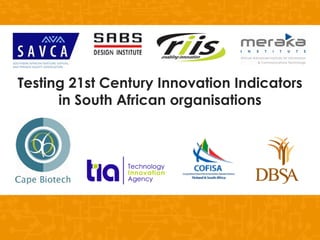 Testing 21st Century Innovation Indicators in South African organisations 