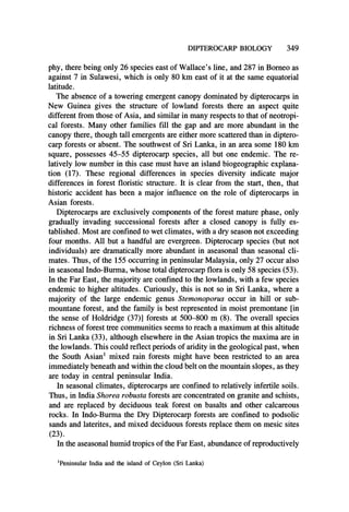 Dipterocarp | PDF
