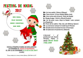 


ESCOLA POMPEU FABRA DE MOLLERUSSA
US ESPEREM AL PAVELLÓ MUNICIPAL
EL DIA 22 DE...