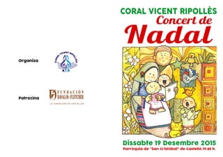 Concierto de Navidad 2015 Coral Vicent Ripollés