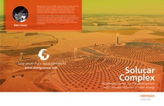 Solucar Platform - World center for solar energy