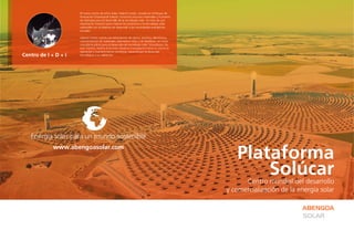 Plataforma Solúcar - Centro mundial de la energía solar