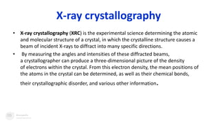 Dipti_X ray crystallography (1).pptx