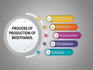 1
PROCESS OF
PRODUCTION OF
BIOETHANOL
2
3
4
5
 