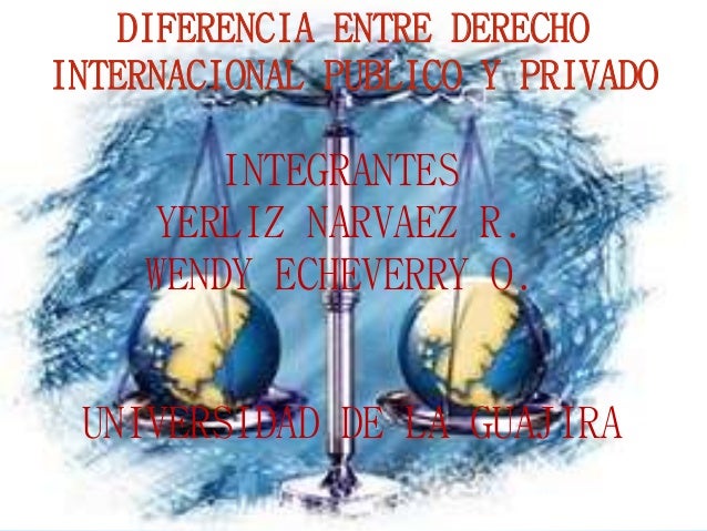 esquema sobre derecho internacional publico y privado