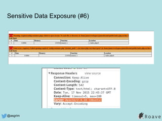 @asgrim
Sensitive Data Exposure (#6)
 