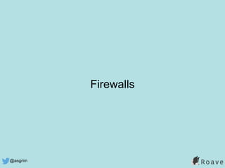 @asgrim
Firewalls
 