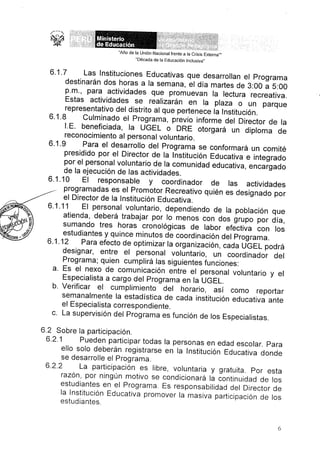 PROGRAMA RECREATIVO VACACIONAL 2009