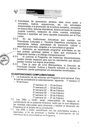 PROGRAMA RECREATIVO VACACIONAL 2009