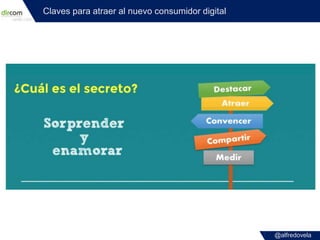 @alfredovela
Claves para atraer al nuevo consumidor digital
 