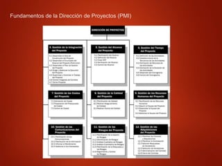 Fundamentos de la Dirección de Proyectos (PMI)
 