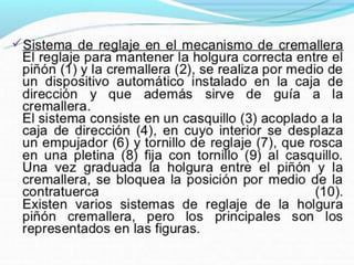 Mecanismo de Direccion