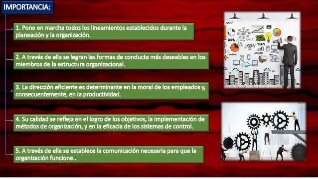 El liderazgo es parte de la
dirección, es la habilidad para
persuadir a otros, a que busquen
con entusiasmo objetivos
defi...