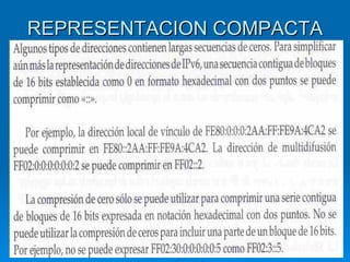 REPRESENTACION COMPACTA 