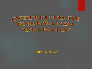 COBIJA 2022
 