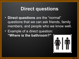 Direct Method Activities. Examples direct-and-indirect-questions-direct-method-activities_97879.ppt