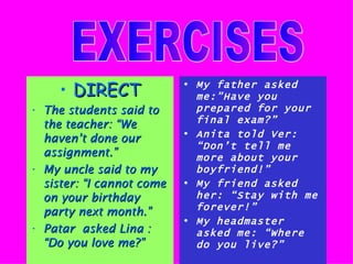 Direct and-indirect-speech | PPT