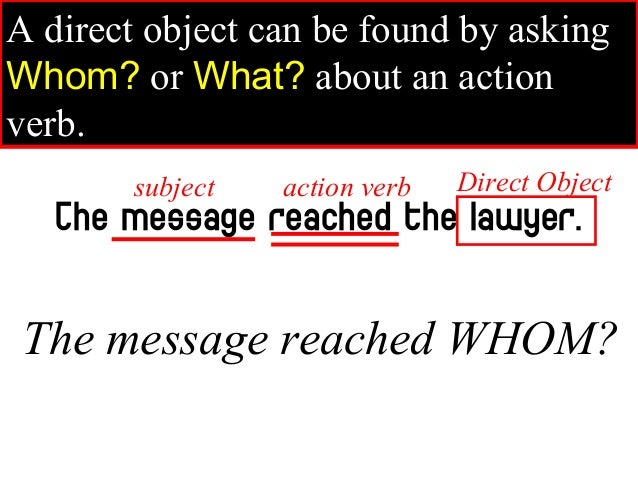 Direct indirect-objects Direct indirect-objects