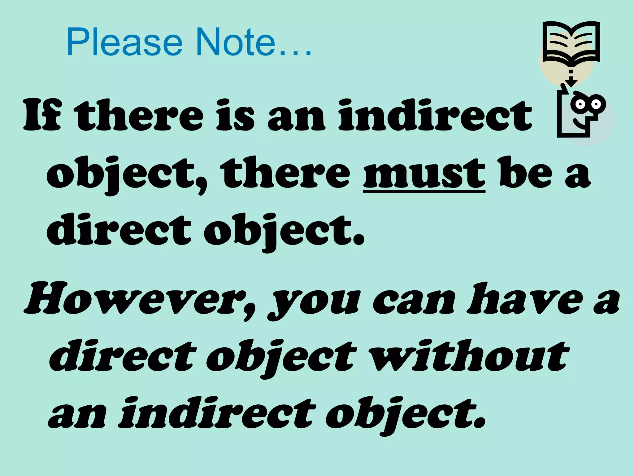 Direct indirect-objects | PPT