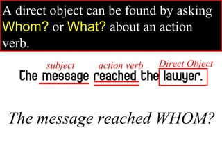 Direct indirect-objects | PPT