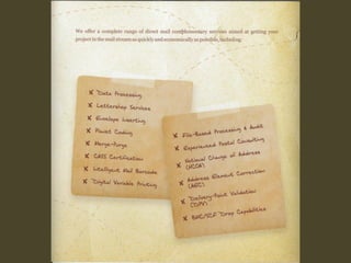 Direct Mail Campaign Brochure