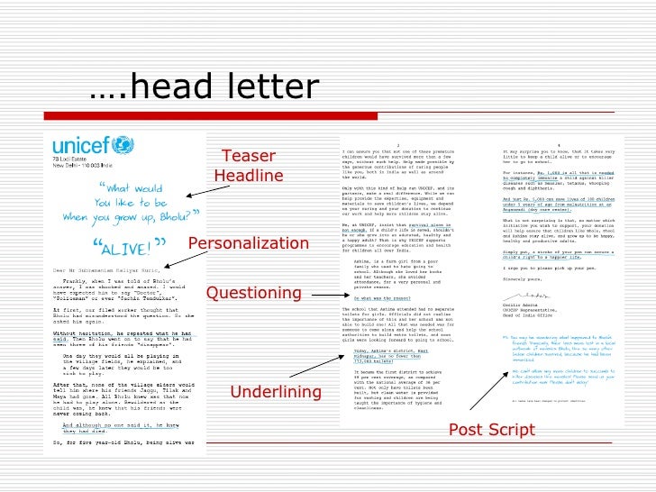direct mail examples