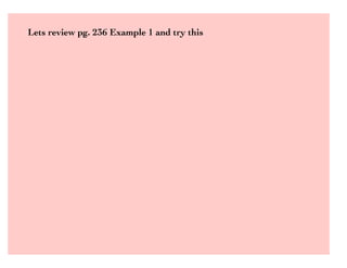 5.3 Direct Variation Notes