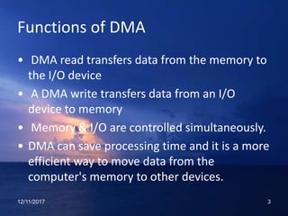 Direct access memory | PPTX